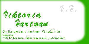 viktoria hartman business card